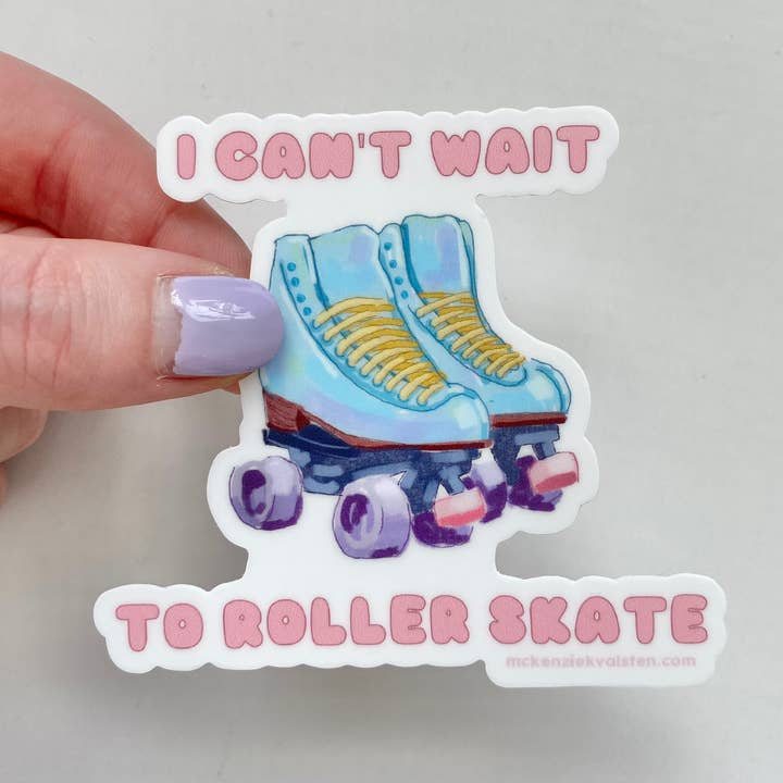 Roller Skate Sticker for wholesale by Mckenzie Kvalsten
