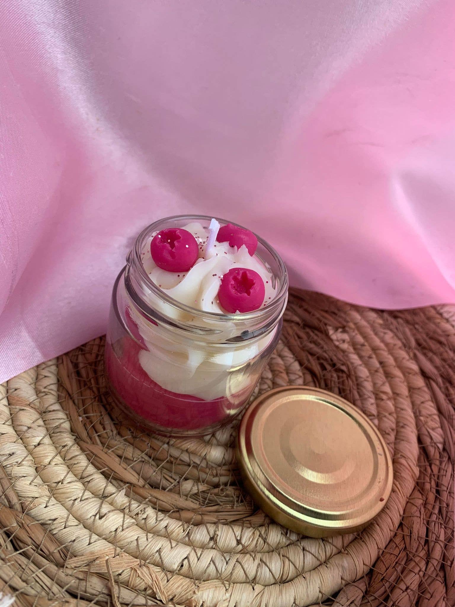 CREABYLONNY - Wholesale Jar/Filled Candle - Red currant mini candle