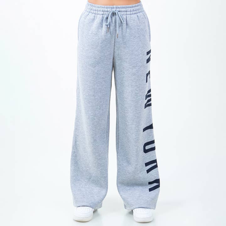 American Bazi - Wholesale Pants - Women's - NEW YORK LOOSE FIT SWEATPANTS-RJH10003NY
