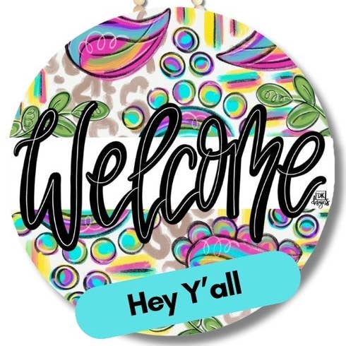 DK Designs Georgia - Wholesale Sign - DK Mads Line 23 Inch Round Hanger