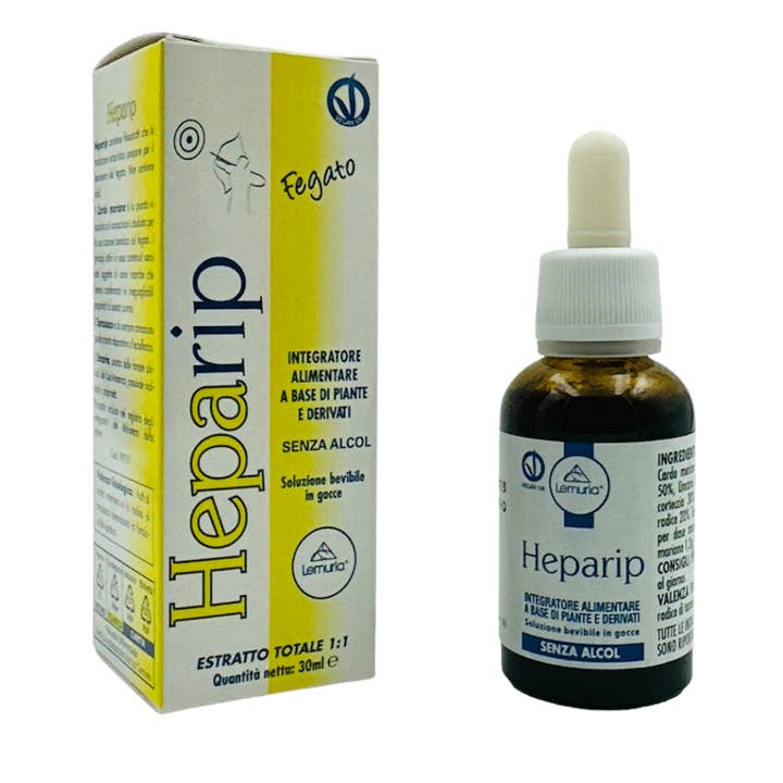 Complément alimentaire pour la santé du foie - HEPARIP 30 ml pour la vente par Lemuria