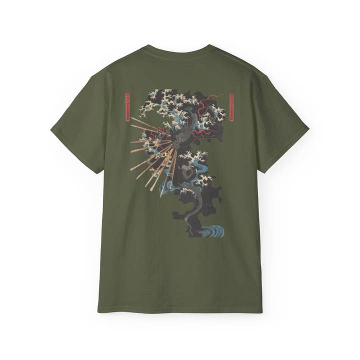 Yoshikazu Dragon T-Shirt – Vintage Japanese Dragon Tee for wholesale by Paradox Designs