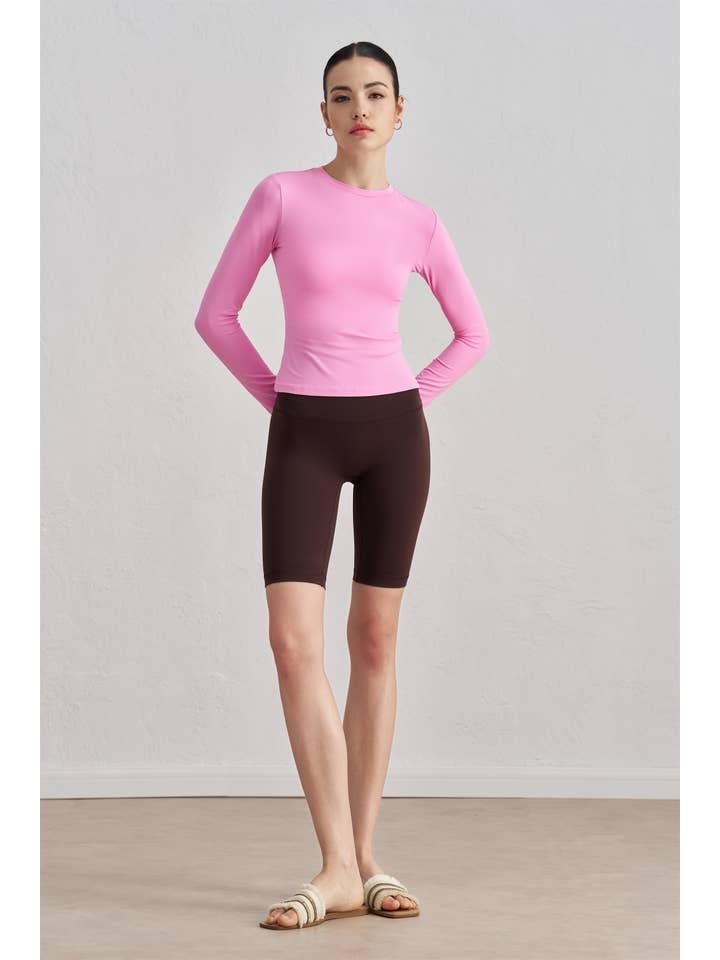 91thelabel - Wholesale Athletic Top - Women's - Penelope Long Sleeve Sculpting Active Top10