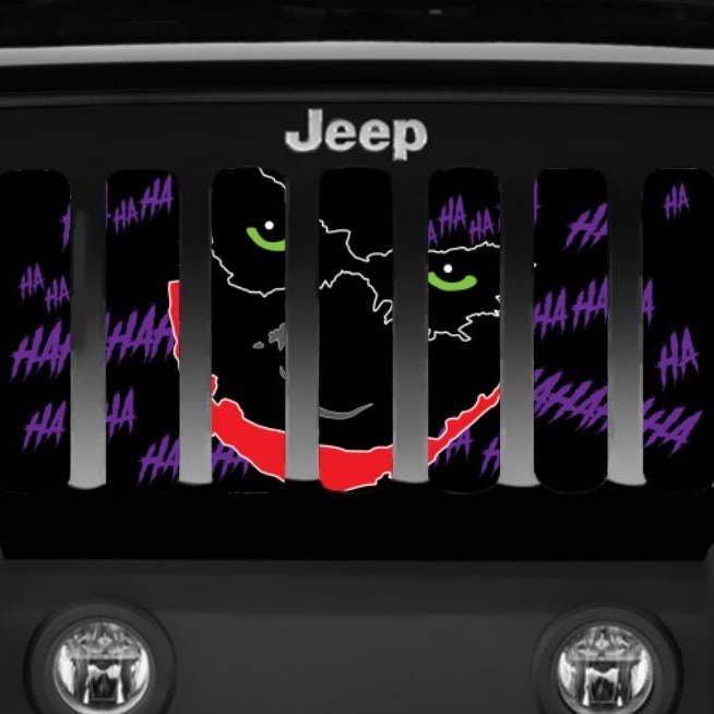 Insert de calandre Joker Jeep pour la vente par Dirty Acres