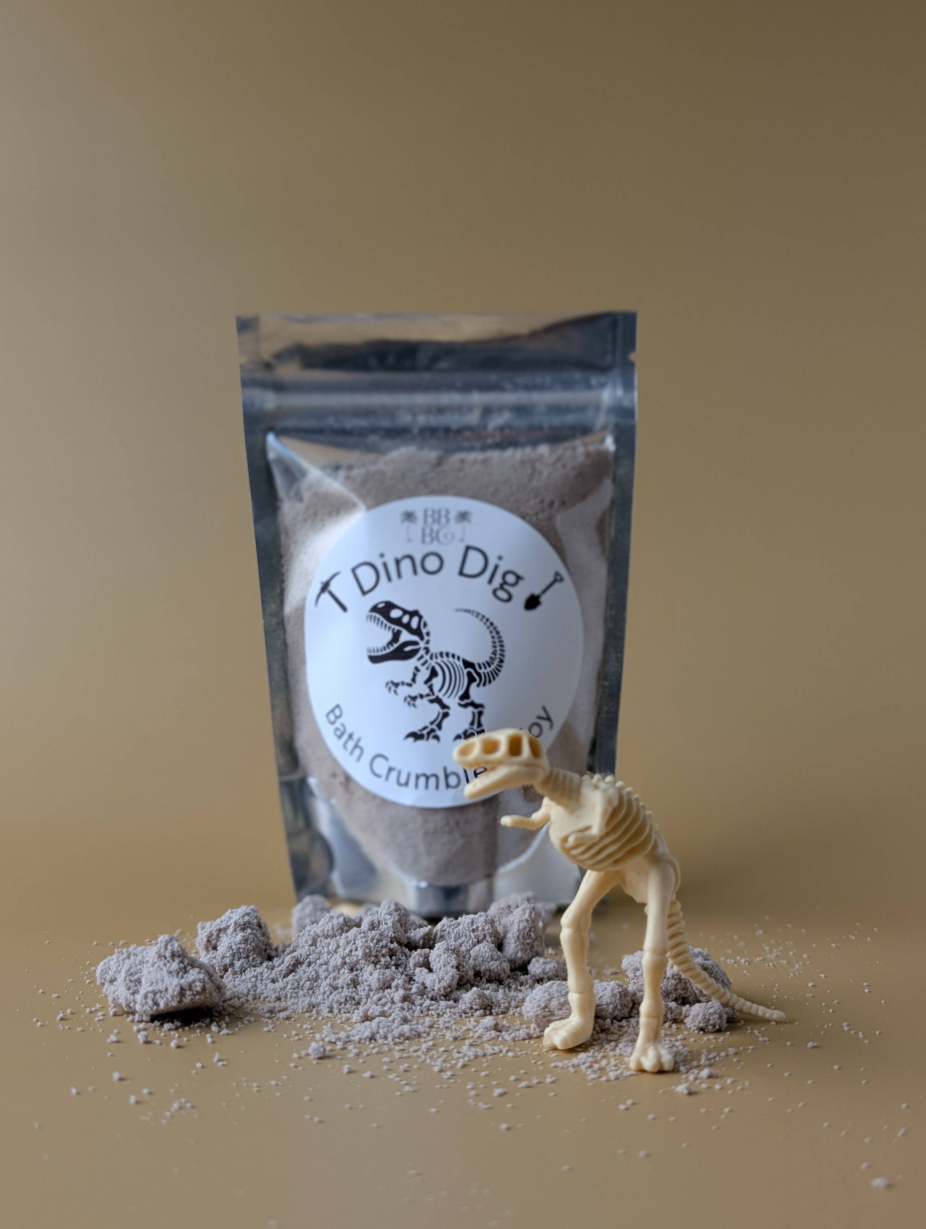 Beachy Bubbles Bath Co - Wholesale Bath Bomb/Fizz - Dino Dig Bath Crumble + Toy