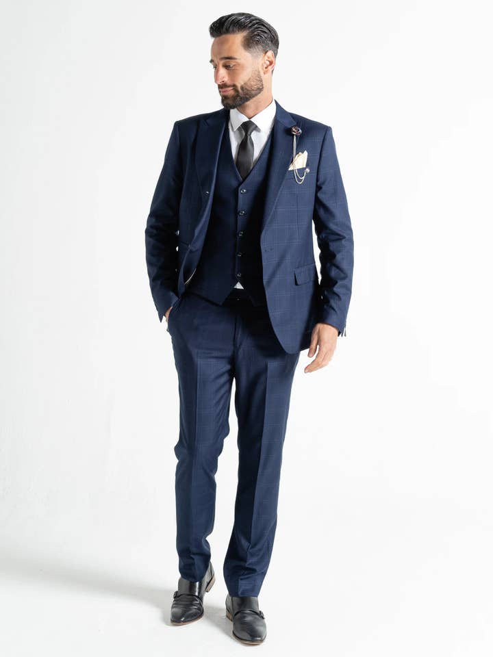 Chelsea - Miami Blue with Silver Checks for wholesale by V2 classic