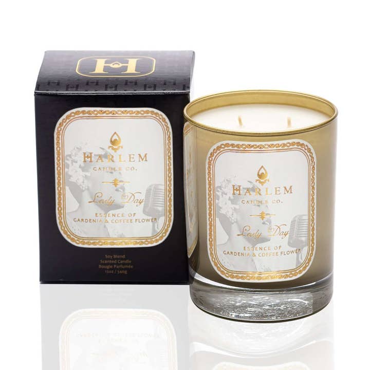 Harlem Candle Co - Wholesale Jar/Filled Candle - "Lady Day" luxury candle0