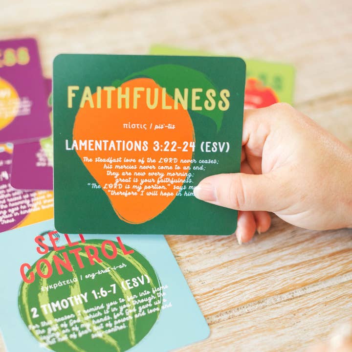 Tiny Theologians - Wholesale Learning Cards - Kids & Baby - Fruit of the Spirit Cards for Kids10