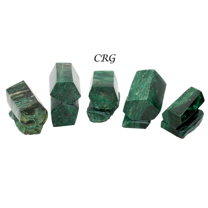 Crystal River Gems LLC - Wholesale Spiritual Stone/Crystal - 1 Kilo Lot. Polished Jadeite Shapes
