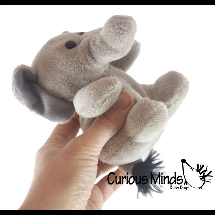 Curious Minds Toys - Wholesale Stuffed/Plush Toy - Kids & Baby - 1 Cute Small Elephant Plush Stuffed Animals- Adorable Mini P
