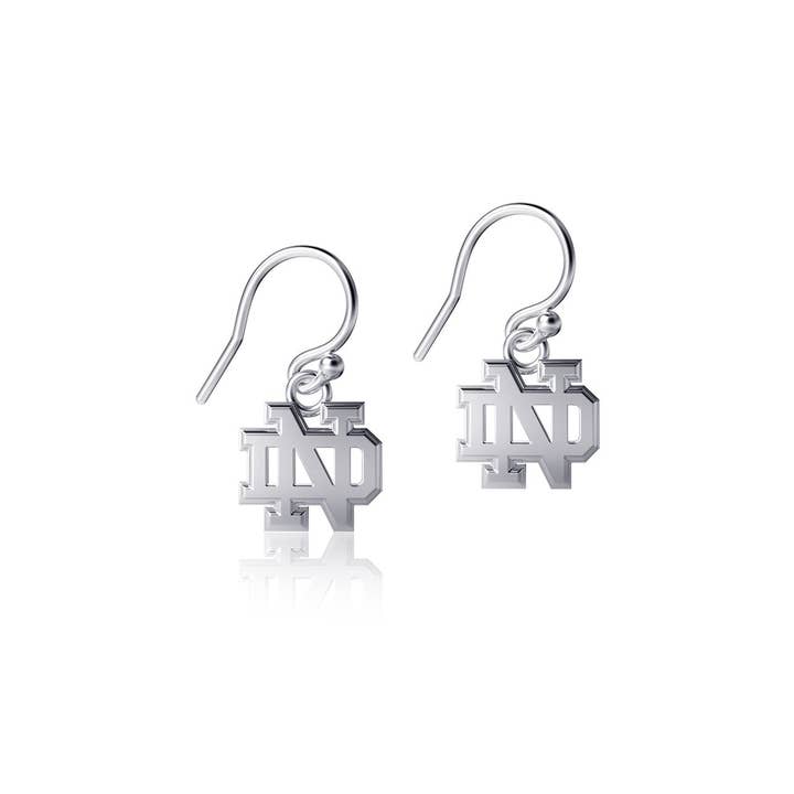 University of Notre Dame Dangle Earrings for wholesale by Dayna Designs