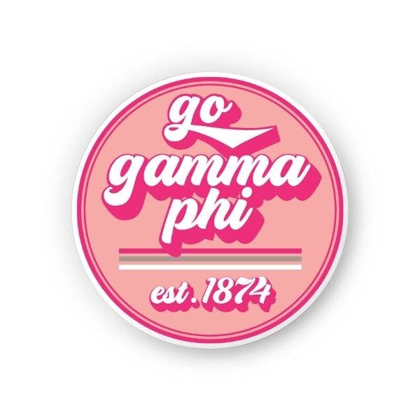 Sarahndipity Shop - Wholesale Sticker - Sorority Sticker - Go Design7