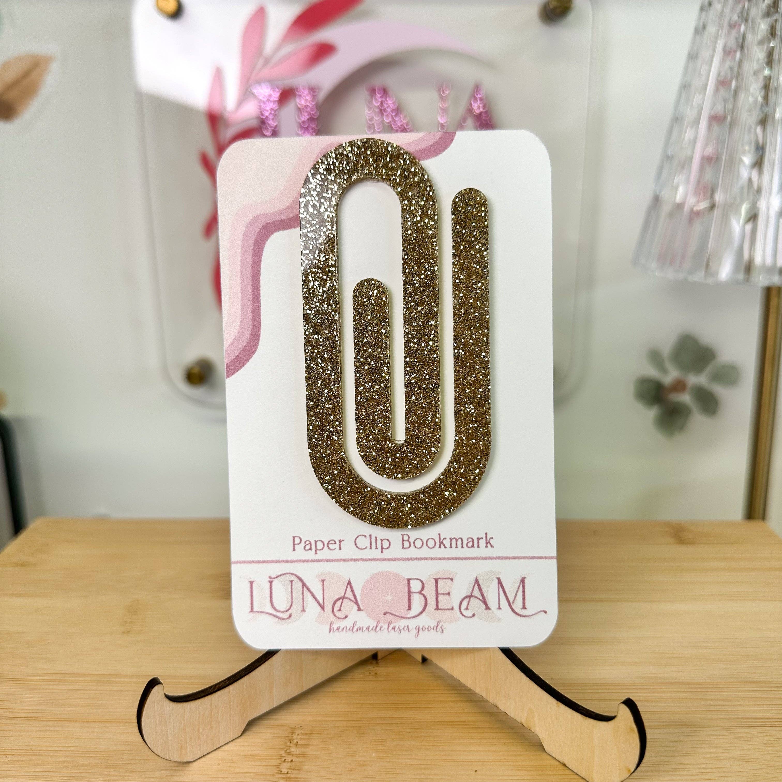 Luna Beam Creations - Venta al por mayor Marcapáginas - Marcador de Página con Clip Jumbo0