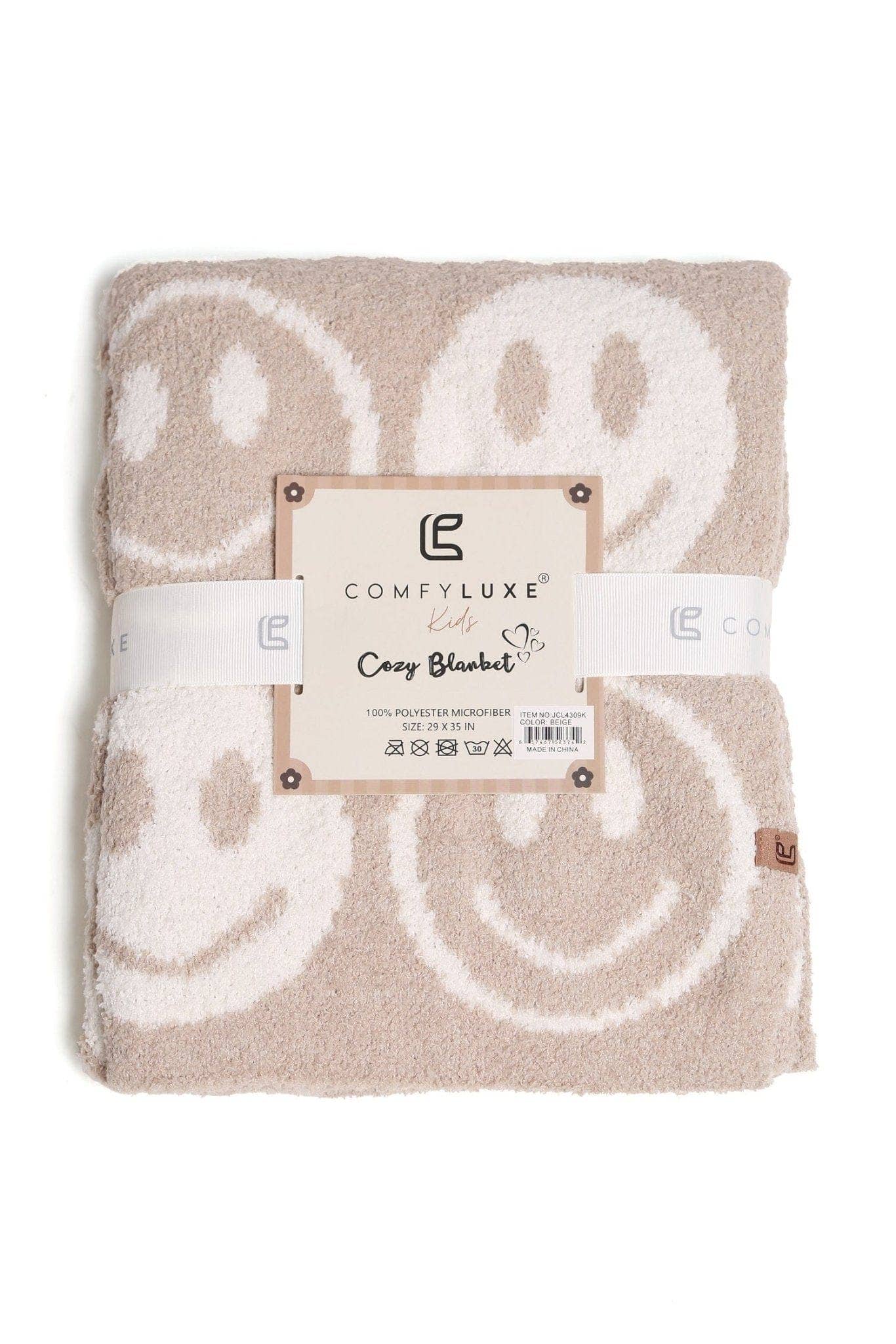 MiMi Wholesale - Wholesale Bedding Blanket - Kids & Baby - Children's Super Lux Smiley Bedding Blanket3