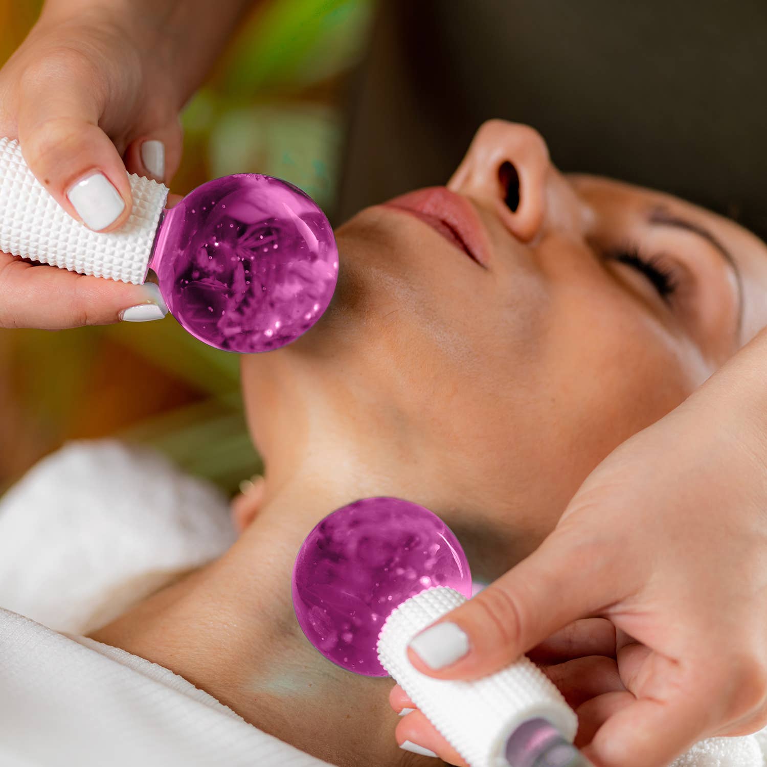 The American Gift Company (TAGCO) – Großhandel Gesichts-/Beauty-Roller – Cooling Globes Gesichts-Massagegerät3