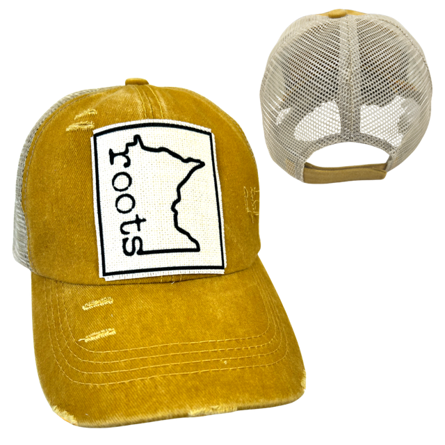 dkhandmade - Wholesale Trucker Hat - Unisex - MINNESOTA ROOTS | UNISEX HAT | DISTRESSED6