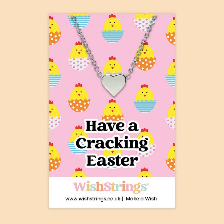 Passez une Pâques formidable - Collier cœur - J262 pour la vente par WishStrings