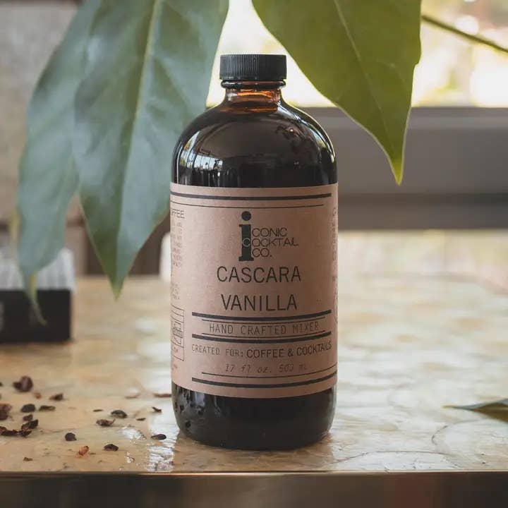 Iconic Cocktail Co – wholesale Cocktail mix/syrup – Cascara Vanilla - Handcrafted Cocktail Mixer1
