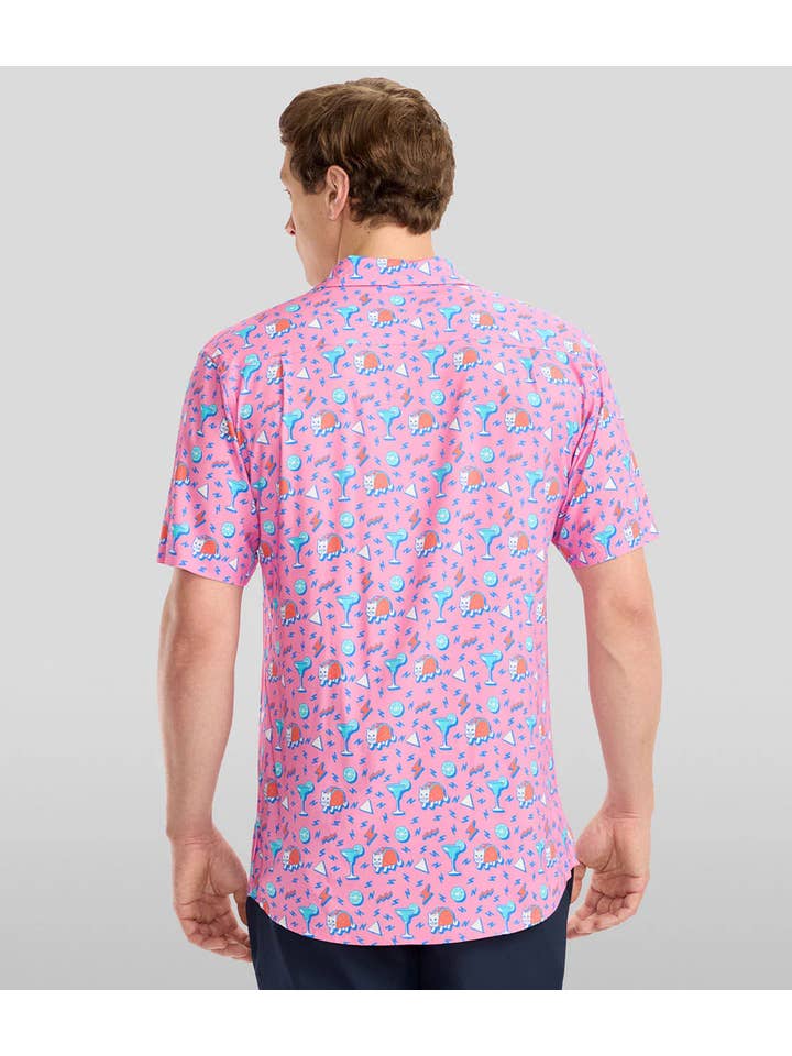 Wholesale Taco Gato Hawaiian Shirt Men's Margarita Cat Button