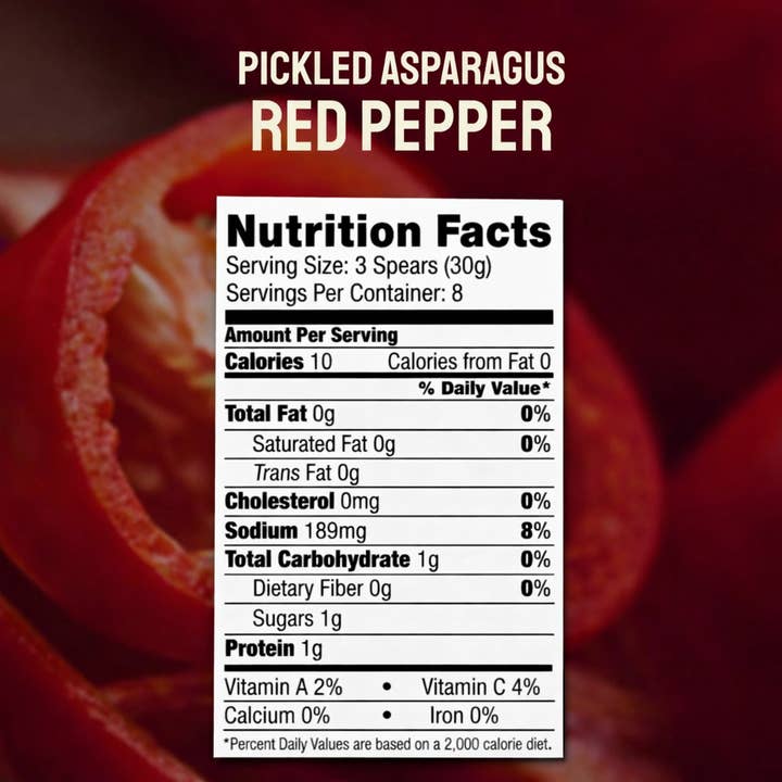 Foster's Pickled Products - Wholesale Pickled Vegetables - Foster's Pickled Asparagus - 16oz (6 pack)6