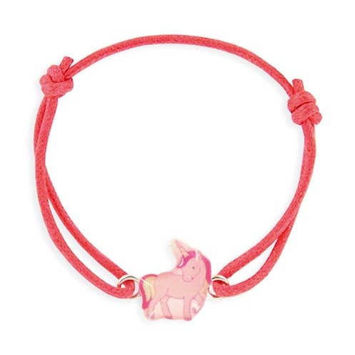 Unicorn blonder armbånd for engroshandel hos Ribambelle Bijoux Enfants