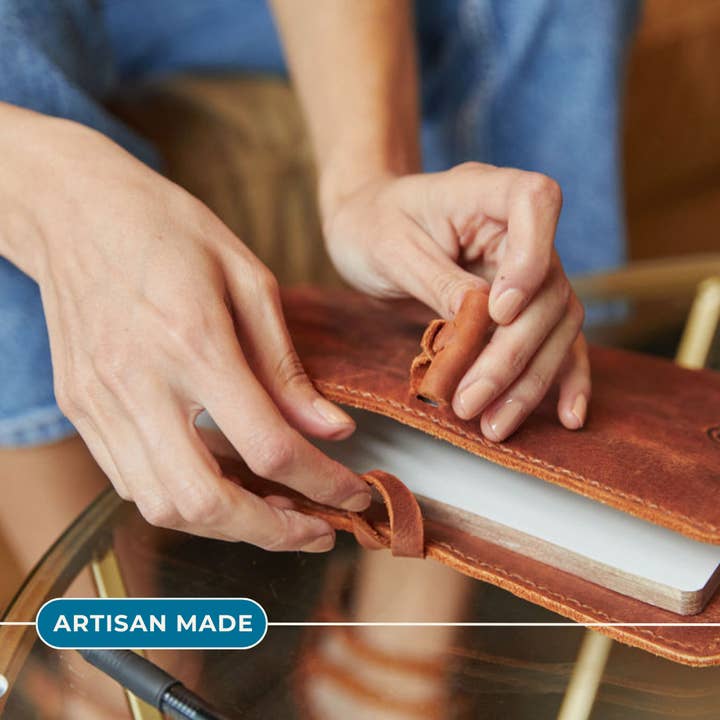 Leather Journal Cover for Moleskine Journal | Artisan Made for wholesale by Lazarus Artisan Goods