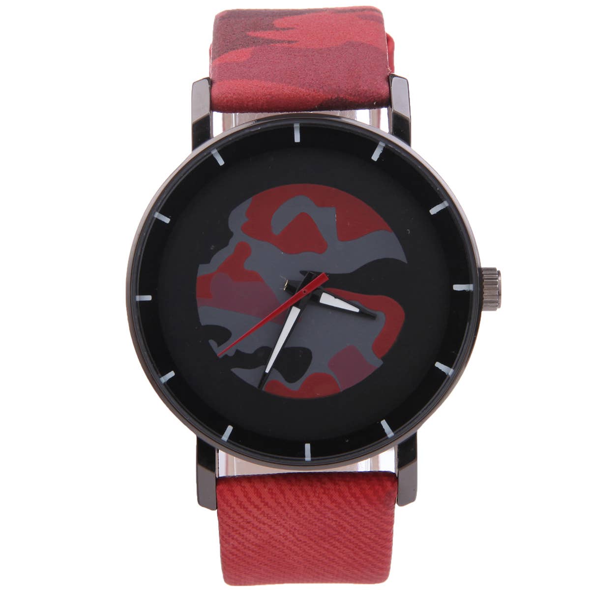 Mad Style - Wholesale Wrist Watch - Women's - Red Camo Time Watch0