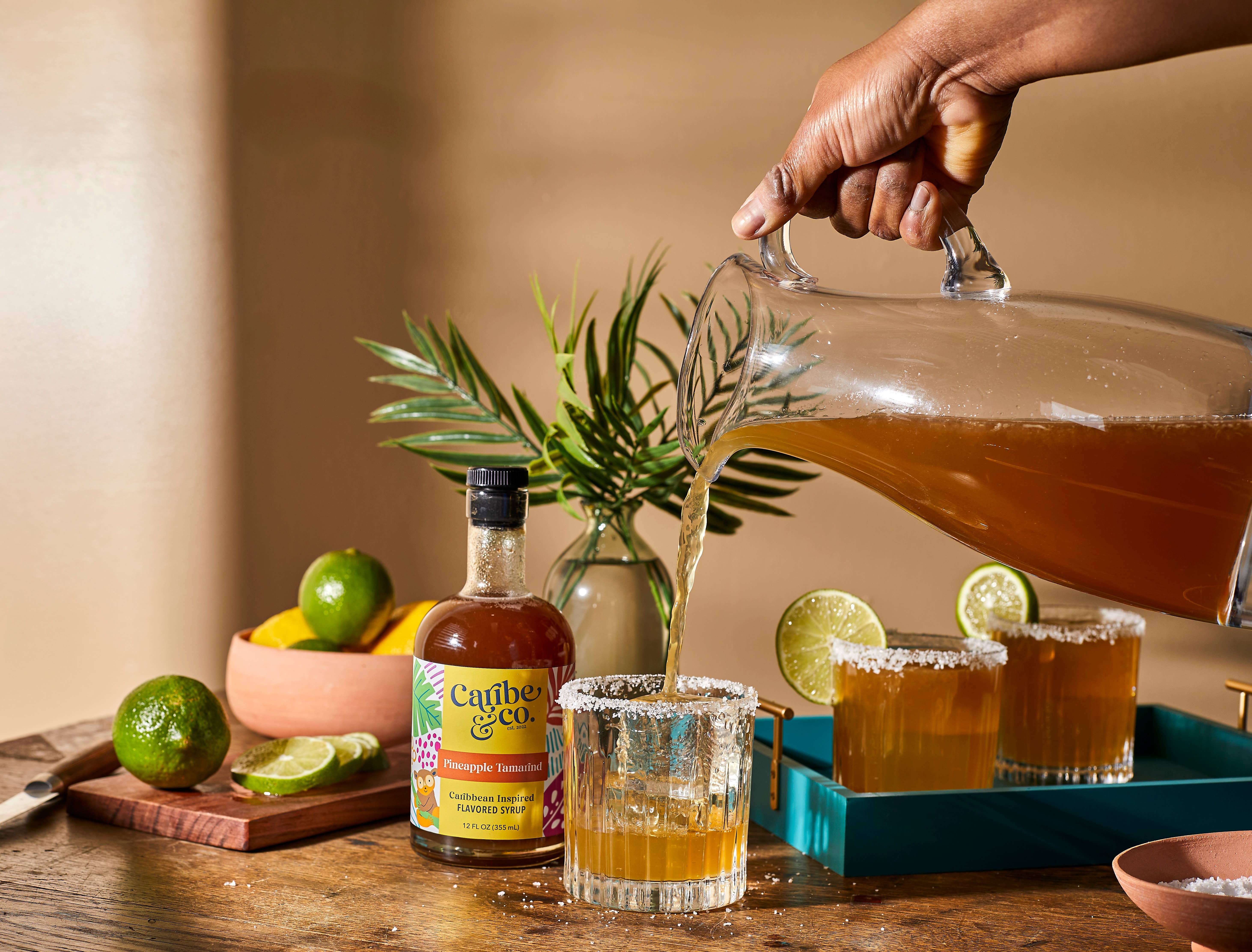 Caribe & Co. - Venta al por mayor Preparado/sirope para cóctel - Lote de Jarabes con Sabor a Fruta3