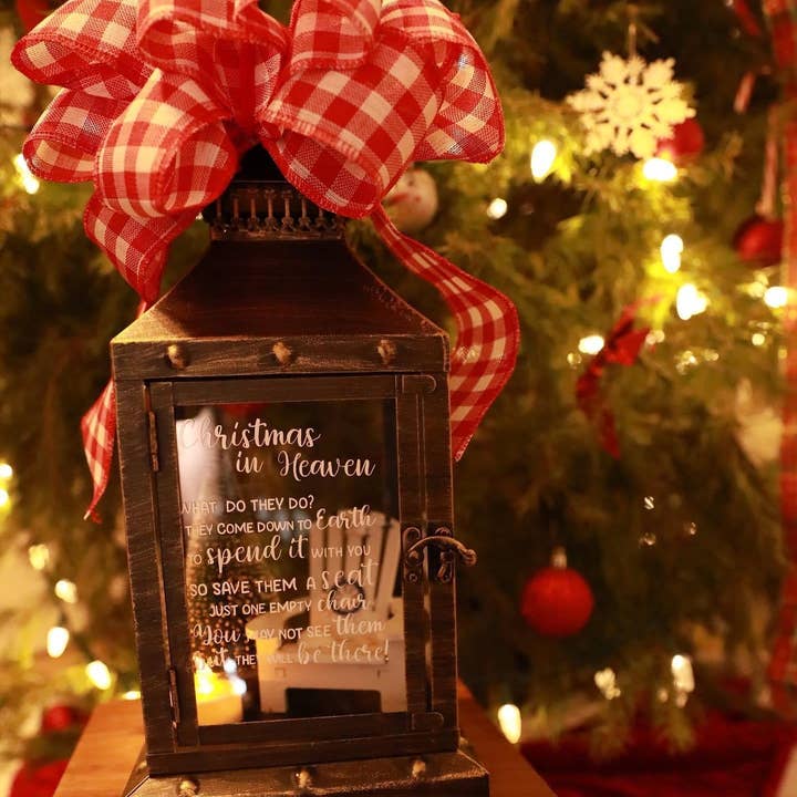 Rose Magnolias – wholesale Lantern – Christmas In heaven -Memorial Lantern