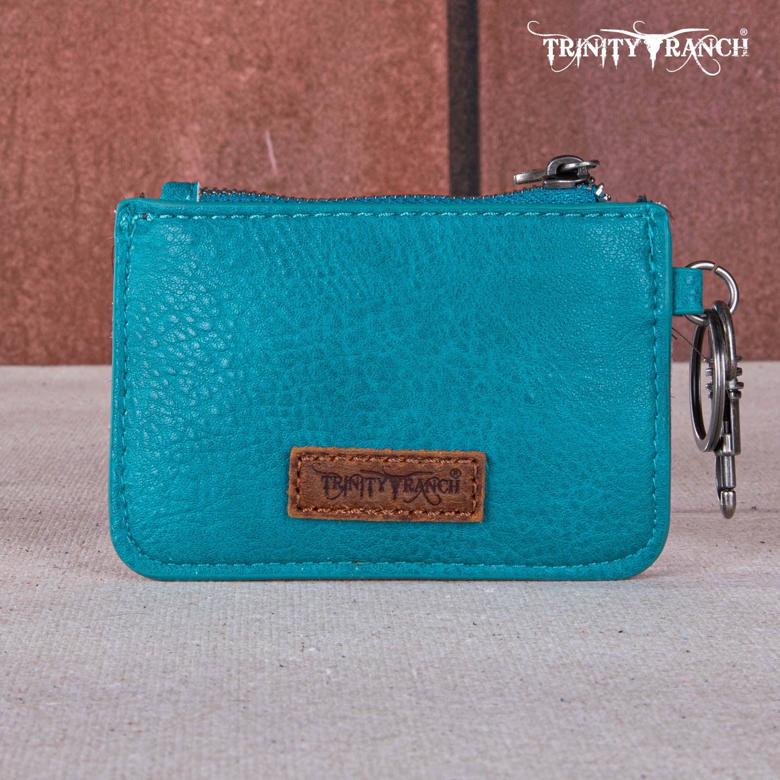 REMOVED BRAND - Wholesale Crossbody Bag - Women's - TR159 -183  Trinity Ranch Genuine Hair-On Cowhide /Tooled  Collection Phone Purse with Coin Pouch42