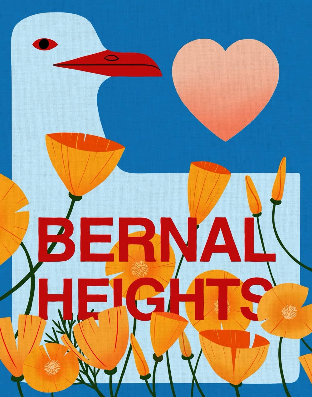 3 Fish Studios - Wholesale Art Print - Bernal Heights Print0
