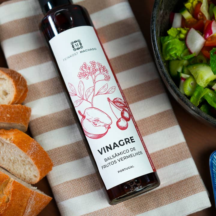 Machado GmbH - Venta al por mayor Vinagre - Vinagre balsámico de frutos rojos al 5%, 250 ml