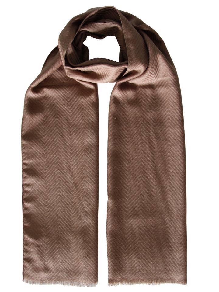 Sciarpa Multi Composizione Chevron Var Moro per la vendita all'ingrosso da parte di tessago
