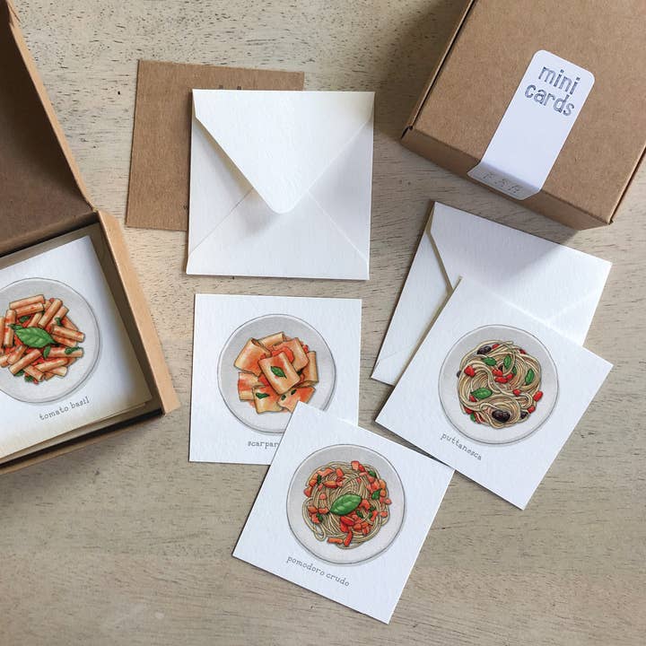 Juego de Mini Tarjetas / Salsas para Pasta . A base de tomate para venta al por mayor de Yeesan Loh