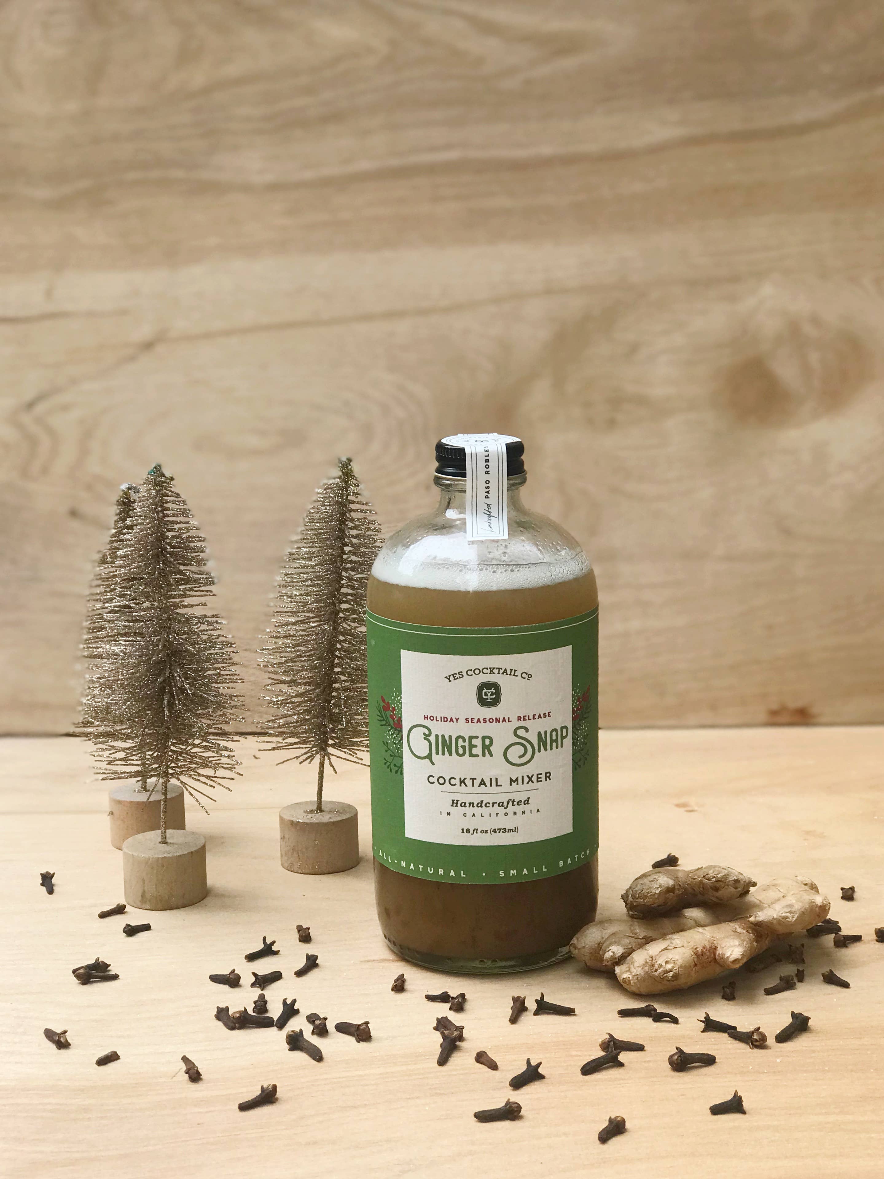 Yes Cocktail Co - Vente Mélange/sirop pour cocktails - Saisonnier des Fêtes : Mélangeur de Cocktail Ginger Snap6