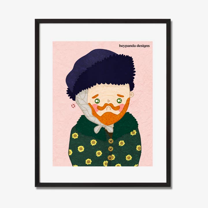 vincent (art print) for wholesale by heypandadesigns