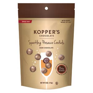 L&F Universal Goods - Wholesale Chocolate Covered Sweets - Kopper's Sparking Prosecco Cordials 12/4OZ0