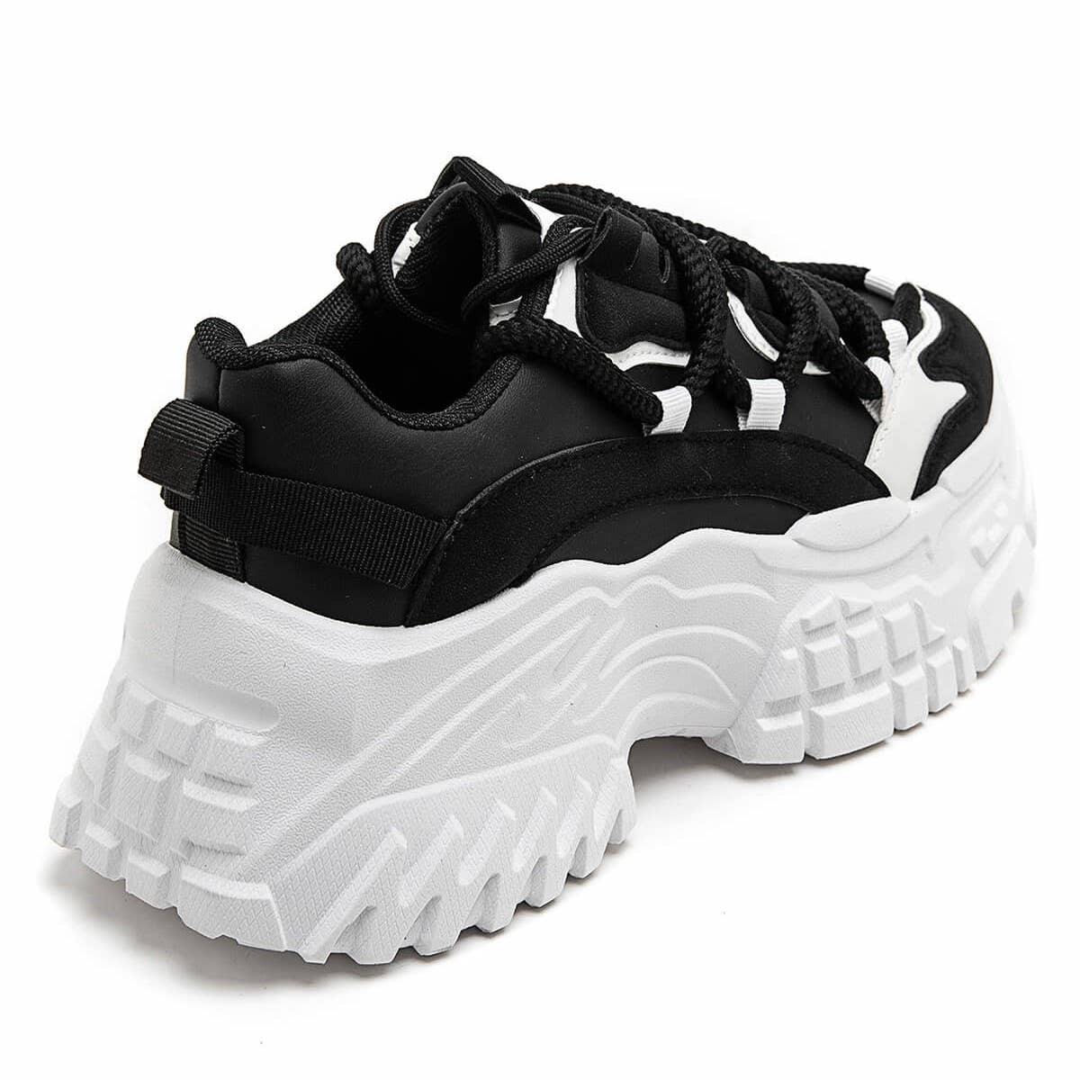 No Doubt Shoes - Wholesale Lifestyle Sneakers - Women's - WOMEN'S CHUNKY TRENDY SOLE LACE UP SNEAKERS2