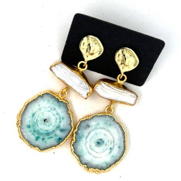 Alma Statement-Ohrringe für den Großhandel von GemAddicted