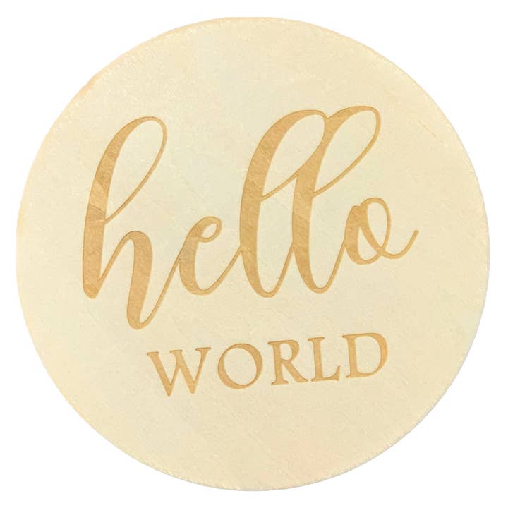 verona home and gift - Wholesale Milestone Art/Keepsake - Kids & Baby - Baby Announcement Sign - for newborn gift box (2 pcs) 3