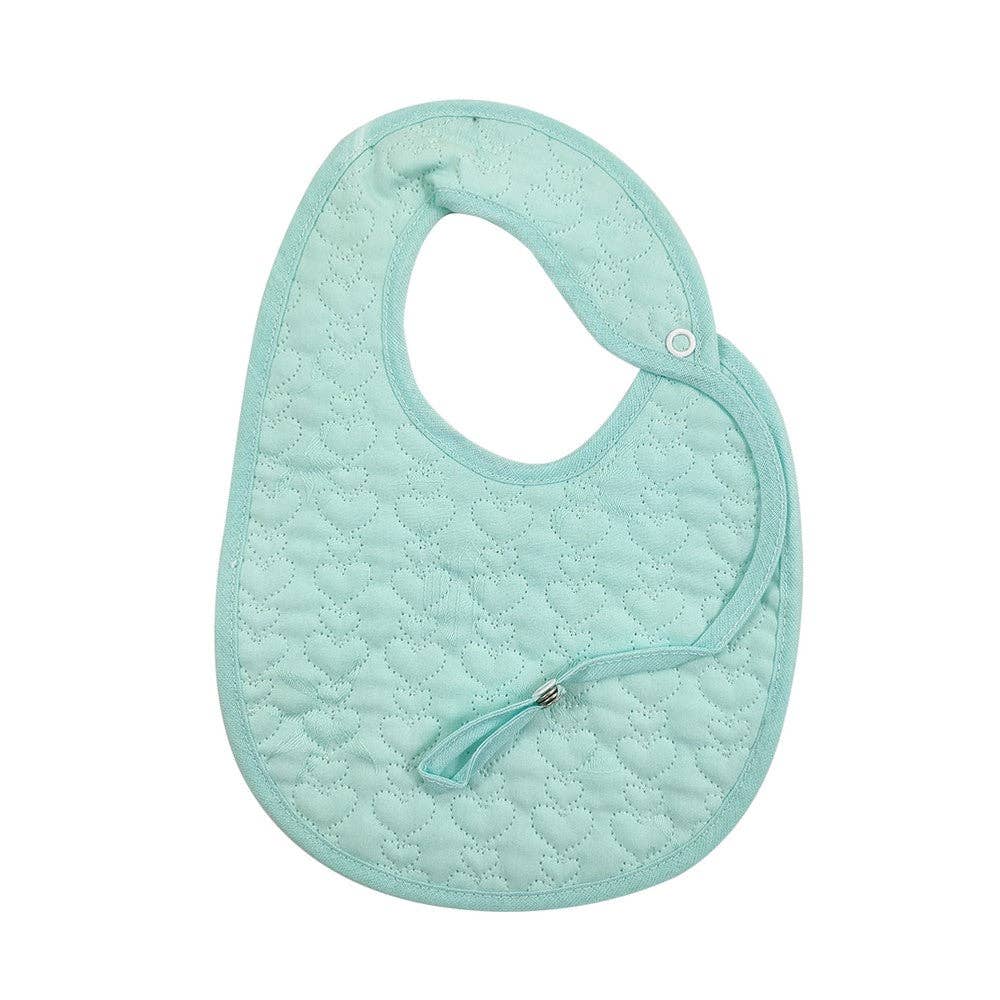 Almatex srl – Engroshandel Hagesmæk - Baby – HOMER hagesmæk cm.19x25 med quiltet lærred sutterholder2