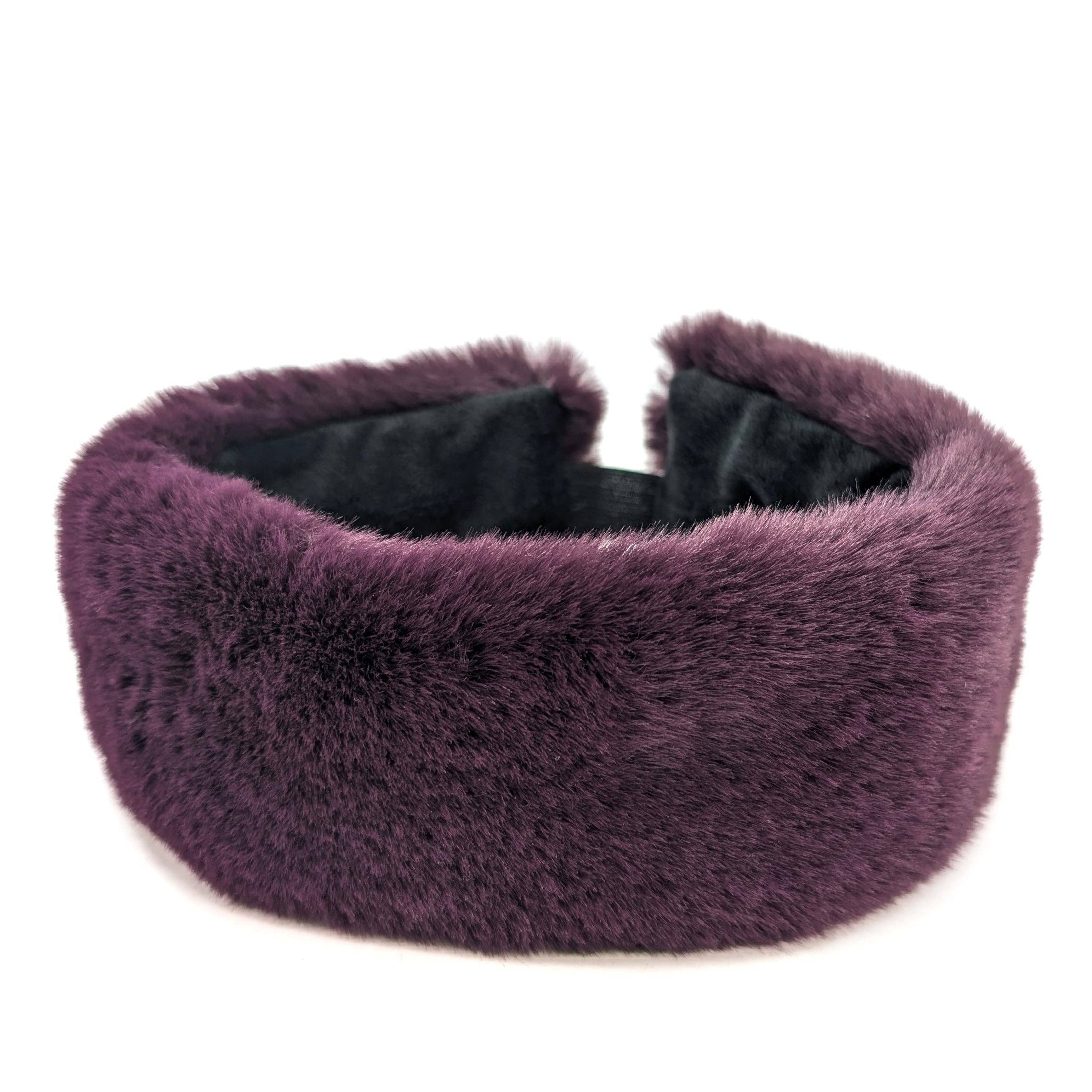 Black Ginger – Engroshandel Balaclava – til kvinder – Hårbånd og halsedisse i imiteret pels - Mulberry5