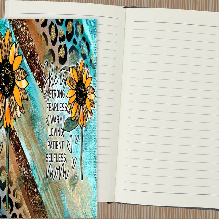 She Is Strong Mom Canvas Journal for wholesale by Goforth Creations