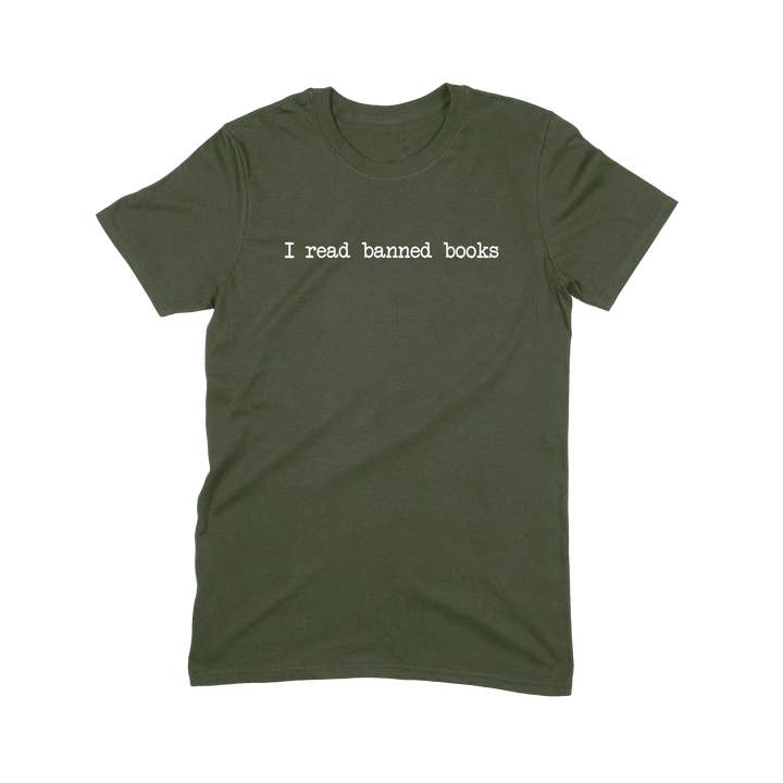 Bookish Endeavors – Großhandel T-Shirt mit Siebdruck – Unisex – Erwachsener: Ich lese verbotene Bücher3