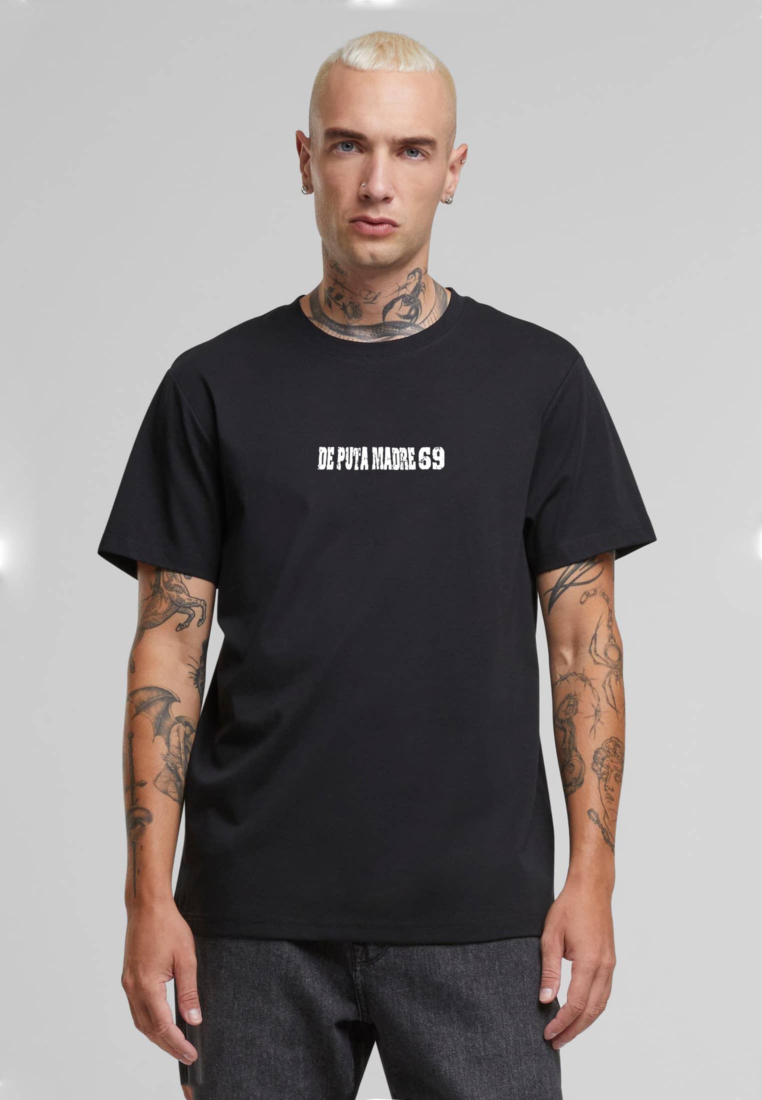 De Puta Madre 69 - Wholesale T-Shirt (Graphic) - Men's - DE PUTA MADRE 69 – Crew Neck T-Shirt (Made in Italy) Legend1