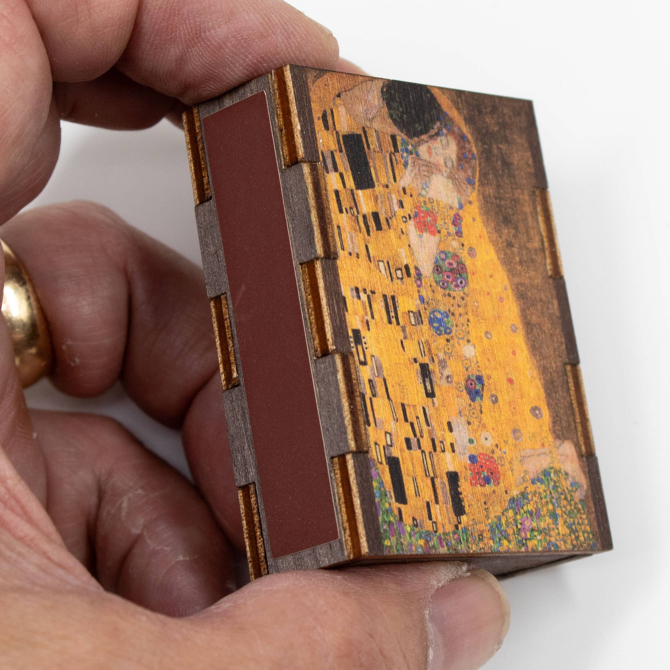 Most Amazing - Wholesale Matches - Wooden Matchbox • The Kiss Gustav Klimt Matches • Candle Acc4
