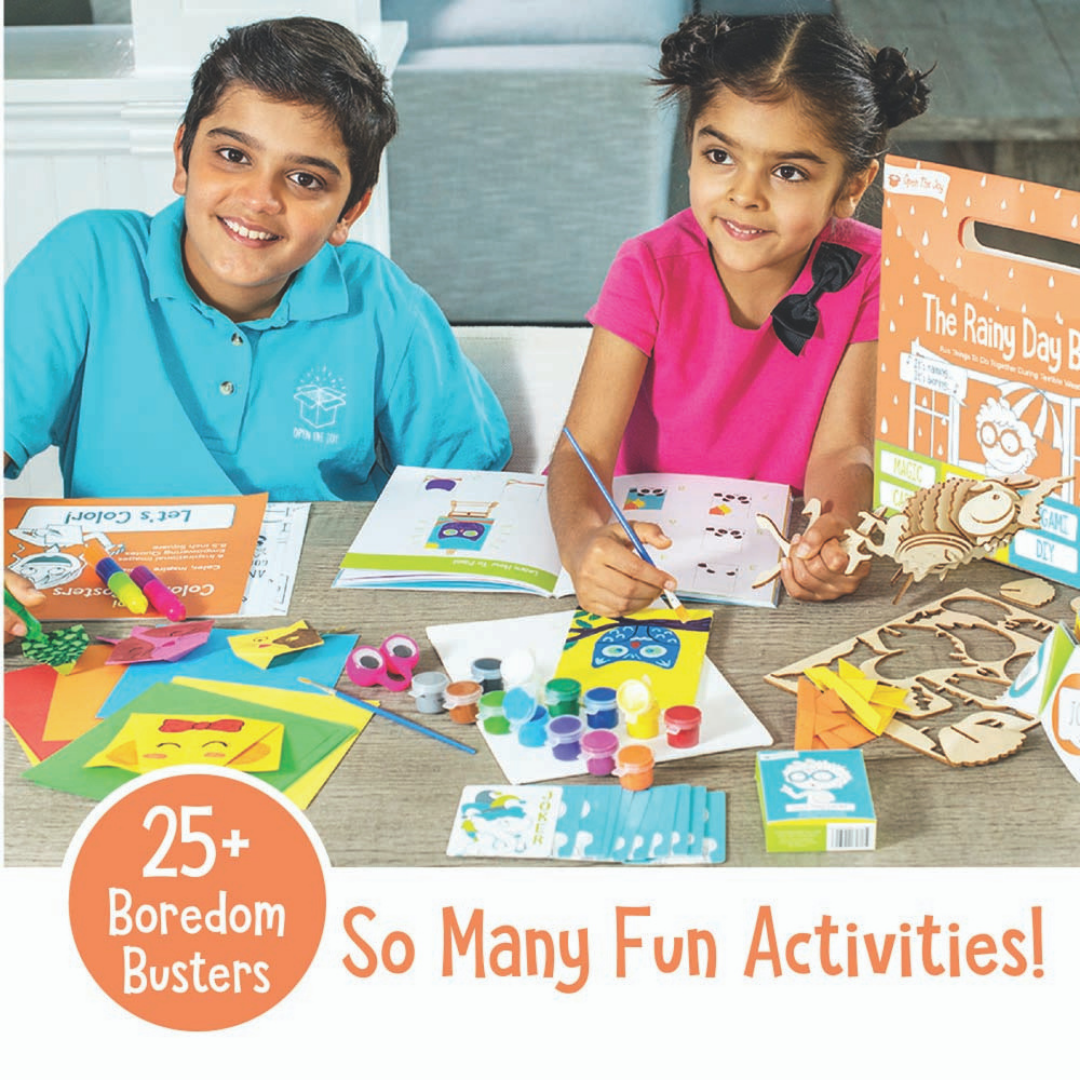 Open The Joy - Venta al por mayor Kit de manualidades - Niños - Bolsa de día lluvioso — Kit de actividades todo en uno2