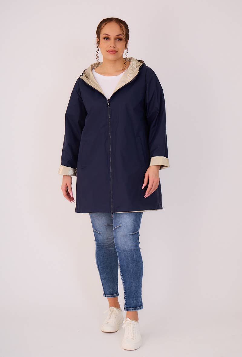 Escandelle Paris - Wholesale Parka - Women's - Mid-length reversible parka - Plus Sizes12