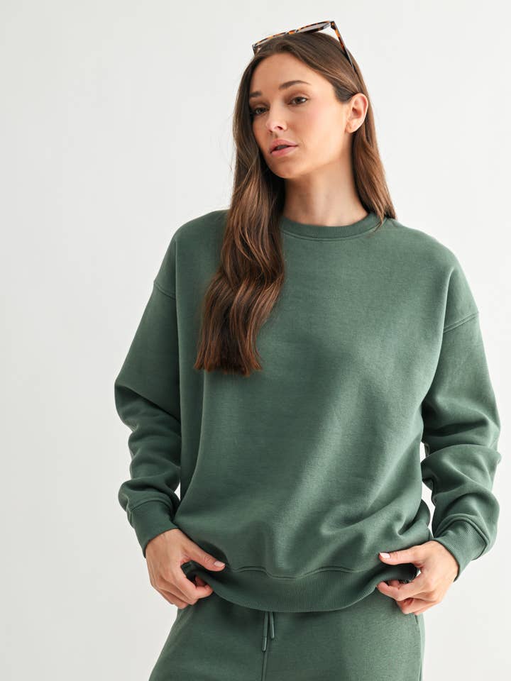 Oversized Fleece Sweatshirt for wholesale by Mono B