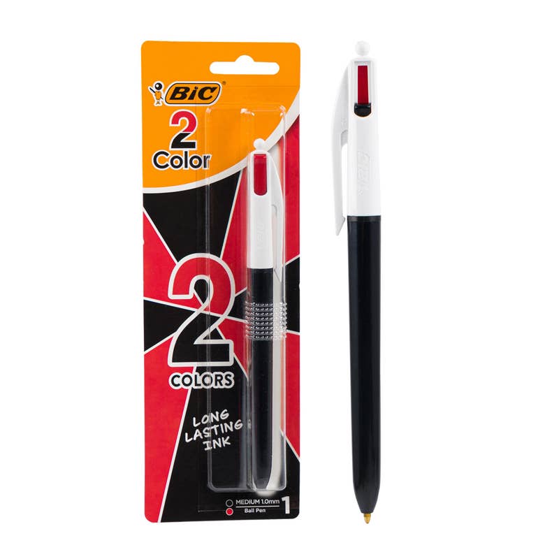 Deluxe Import Trading - Wholesale Pen - BIC 2 Color Ball Pen0